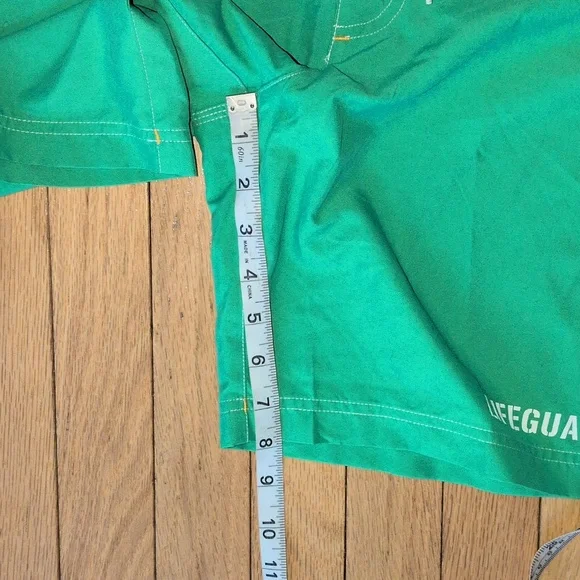 Speedo Lifeguard Swim Shorts Kelly Green Size 6 - Picture 5 of 6